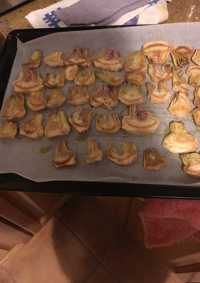 Una foto de Alcachofas al horno