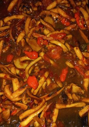 Foto resep Sotong Saus Tiram