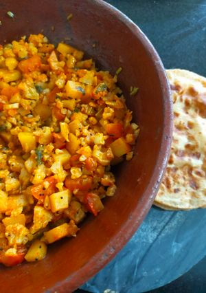 A picture of Cauliflower Subzi.