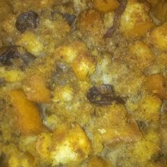 A picture of Momma's traditional Turkey stuffing.