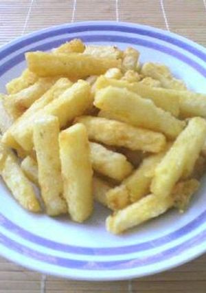 A picture of Homemade Jagariko (Crunchy Potato Sticks).