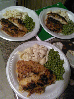A picture of Baked parmesan tilapia.