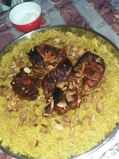 صورة لوصفة مندي ودجاج شكن تكا
