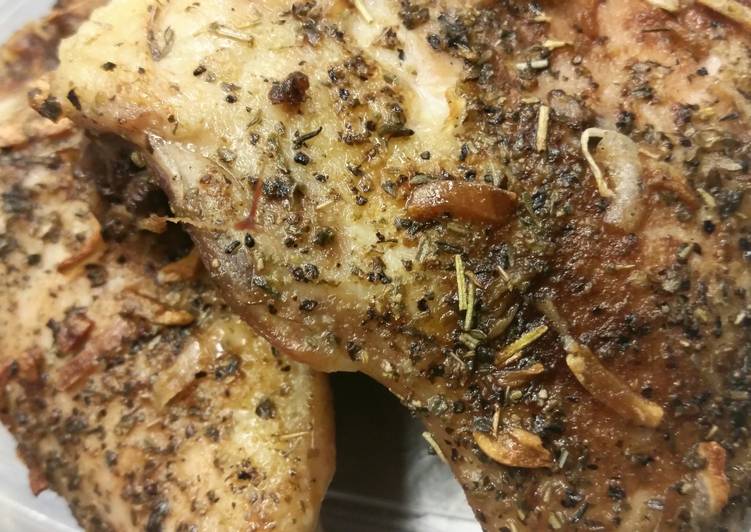 Step-by-Step Guide to Prepare Quick Easy Garlic-Herb Chicken