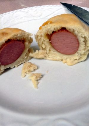 A picture of Pigs In A Blanket.