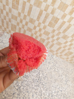 A picture of Strawberry cupcake.