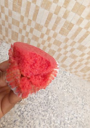 A picture of Strawberry cupcake.