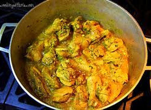 A picture of Curry Chicken - Caribbean Style.