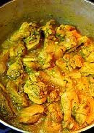 A picture of Curry Chicken - Caribbean Style.