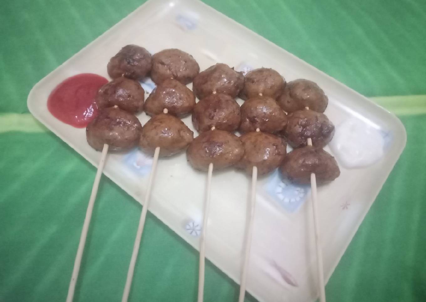 Baso panggang pedas