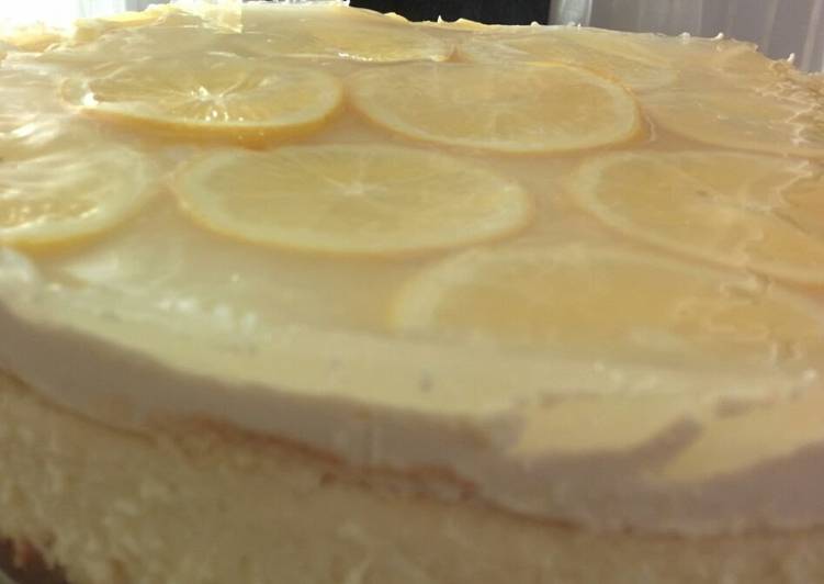 lemon cheesecake recipe main photo