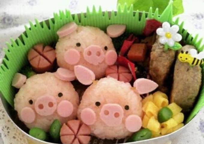 Easy & Cute! Charaben Piggy Bento