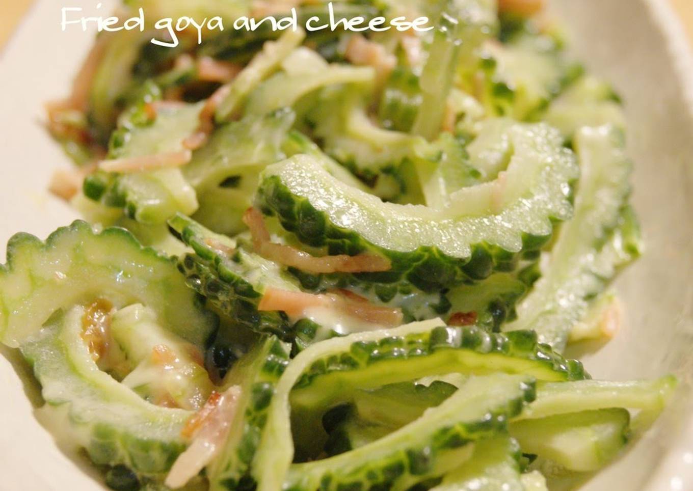 Goya and Cheese Stir-Fry