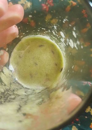 Una foto de Jugo de melón espinaca arándanos