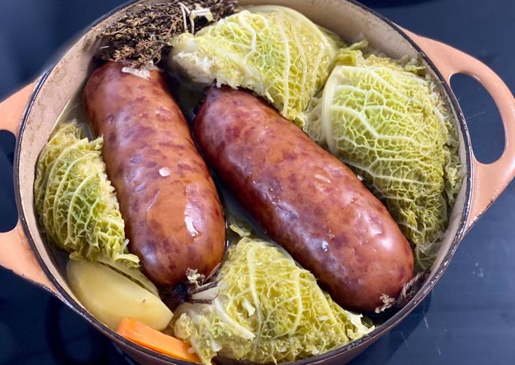 Créer des étapes Potée légère au chou frisé 🥬 à la maison