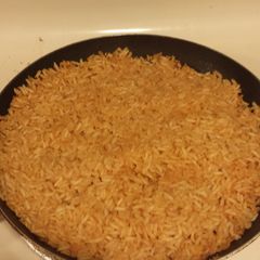 A picture of Mexican Rice.