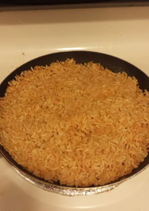 A picture of Mexican Rice.