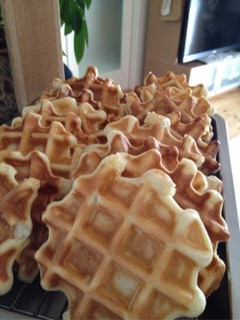A picture of Simple Waffles in One Bowl.
