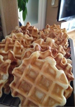 A picture of Simple Waffles in One Bowl.