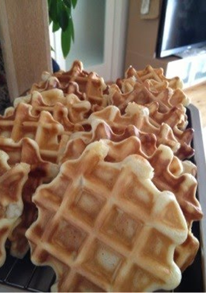 A picture of Simple Waffles in One Bowl.