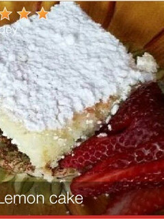 A picture of Two ingredients Lemon cake.