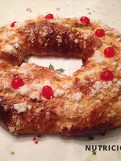 Una foto de Roscón de reyes casero