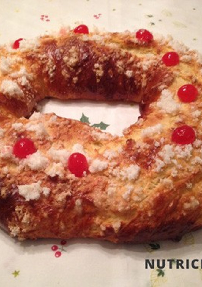 Una foto de Roscón de reyes casero