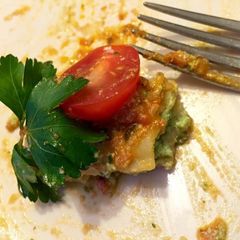A picture of Stuffed Spinach Manicotti.