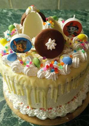 Fehércsoki mascarponés torta recept fotója