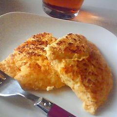 A picture of Fluffy & Chewy Okara Cheese Bake.