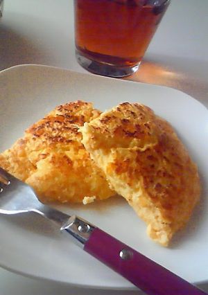 A picture of Fluffy & Chewy Okara Cheese Bake.