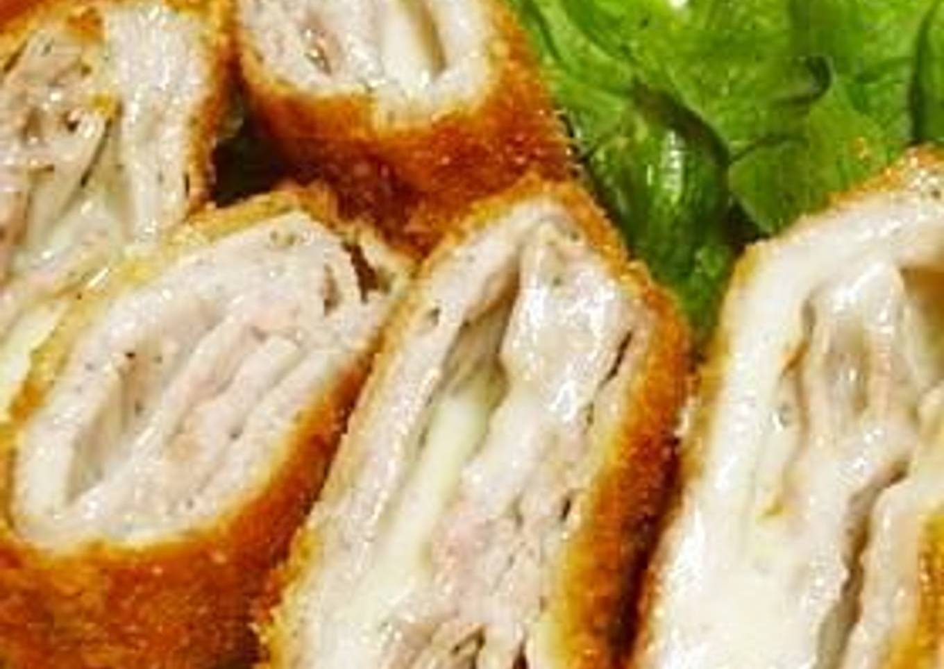 Crispy Pork Loin & Cheese Cutlets