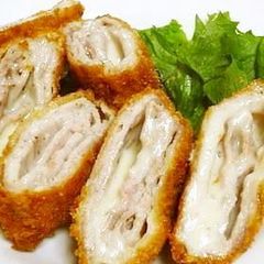 A picture of Crispy Pork Loin & Cheese Cutlets.