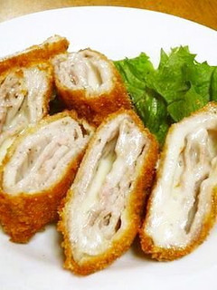 A picture of Crispy Pork Loin & Cheese Cutlets.