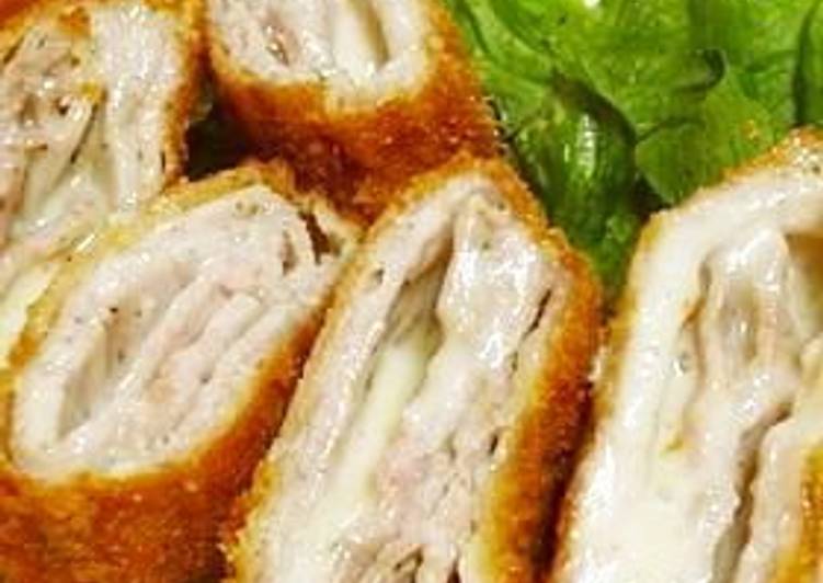 Recipe of Award-winning Crispy Pork Loin &amp; Cheese Cutlets