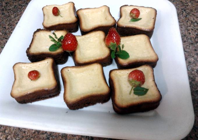 Recipe of Perfect Ladybirds Mini Baked Cheese Cakes