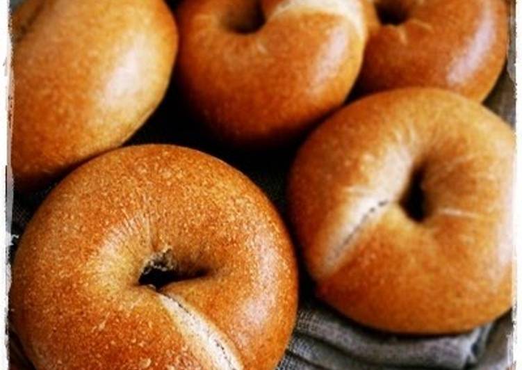 Simple Way to Prepare Quick Wheat Bran and Walnut Bagels