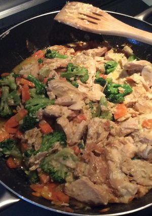 Foto di Scaloppine di pollo broccoli e noci