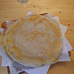 Coconut pancakes A picture of Coconut pancakes.
