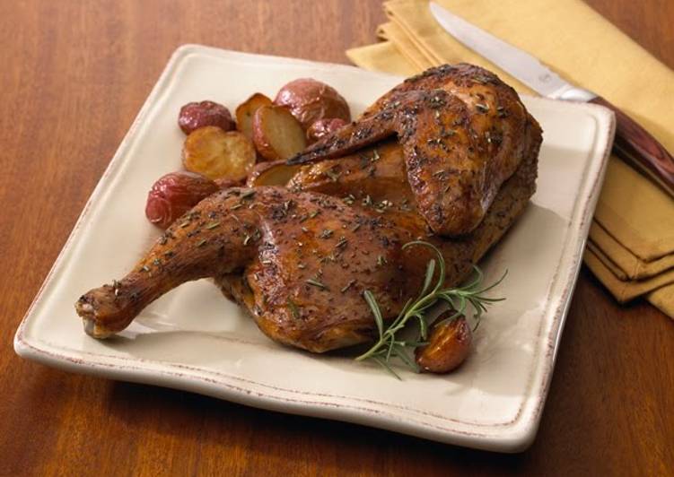 Recipe of Award-winning Roasted Half Chicken with Chickpea and Gigande Hoppin&#39; John