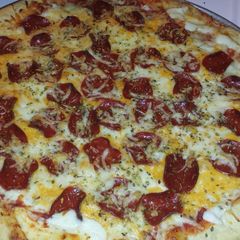 A picture of Gourmet Stuffed Crust Pizza.