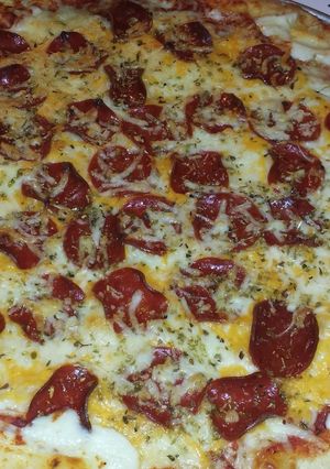 A picture of Gourmet Stuffed Crust Pizza.