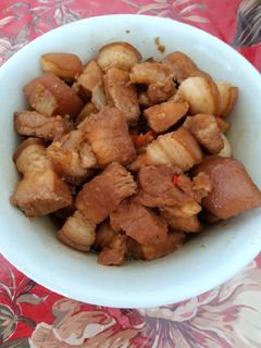 Foto resep Babi kecap (samcan) pedas enak simpel