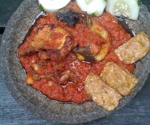 Gampangnya Memasak Ayam &amp;amp; Tempe Penyet Sambal Terasi Enak Sederhana