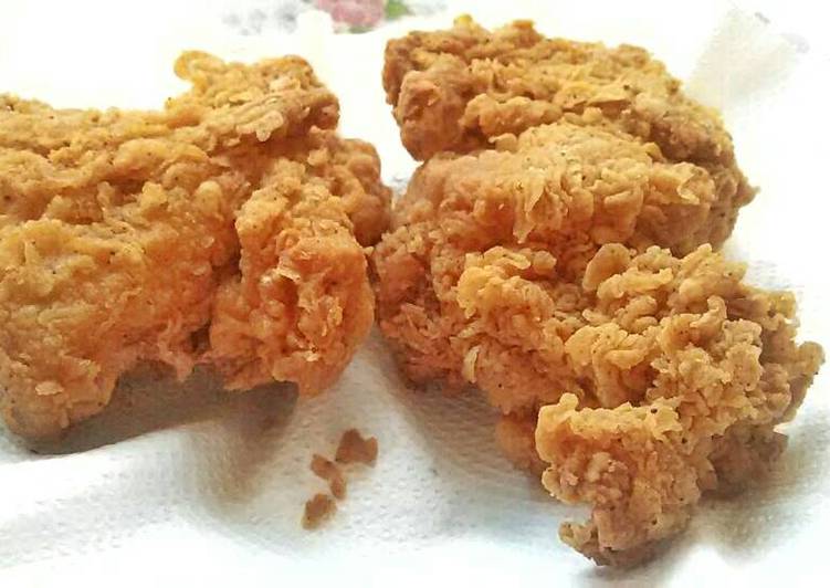 Langkah Mudah untuk Menyiapkan Fried Chicken ala KFC (ayam goreng tepung) yang Enak