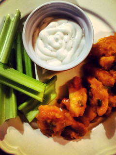 A picture of Buffalo Chicken Strips.