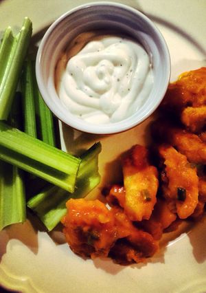 A picture of Buffalo Chicken Strips.