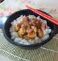 Cara Gampang Membuat Rice Bowl Teriyaki Chicken Meatballs and Sausages, Lezat Sekali