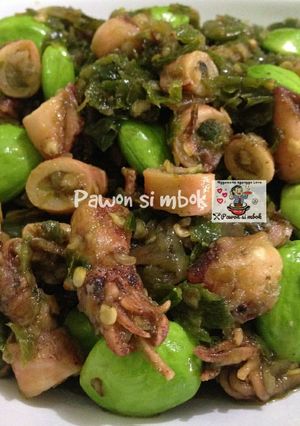 Foto resep Cumi asin lombok ijo pawon si mbok🍤🍀