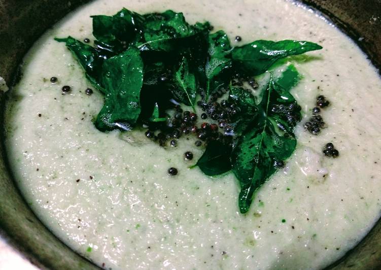 Mint coconut chutney/Pudina chutney